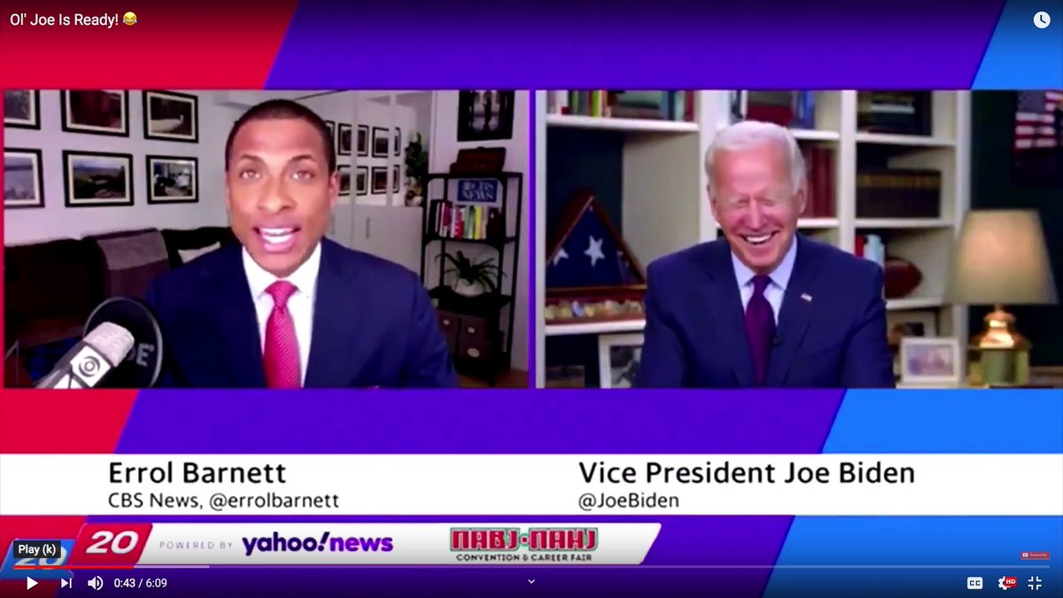 Act like the question is SO ABSURD and it's just SO DAMN RIDICULOUS that this person EVEN ASKED YOU THIS QUESTION, it's so FUNNY BONE TICKLING FUNNY you can just throw your head back, laugh at the person and NOT ANSWER THE QUESTION and move on.Which is what Biden does.