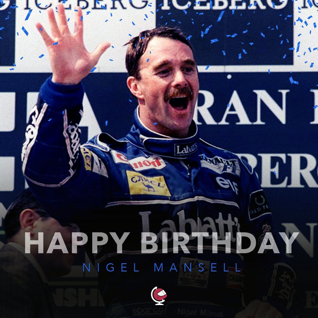 A big Happy Birthday to the one and only Nigel Mansell! 