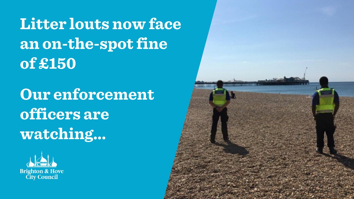 We’re proud of our city and want to keep our beaches, parks and streets tidy and clean. 

Our enforcement officers patrol the city and hand out on-the-spot fines of £150 to anyone caught dropping litter or not clearing it up or disposing of it properly.