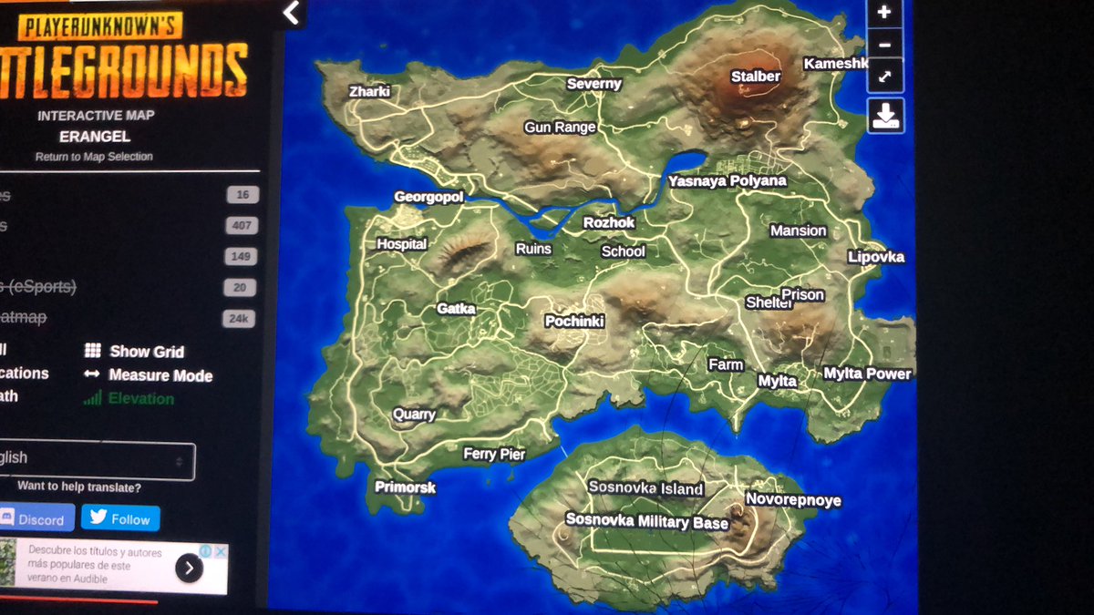 Mirando un poquito el mapa de erangel , no falta nada para esa pmco !!!