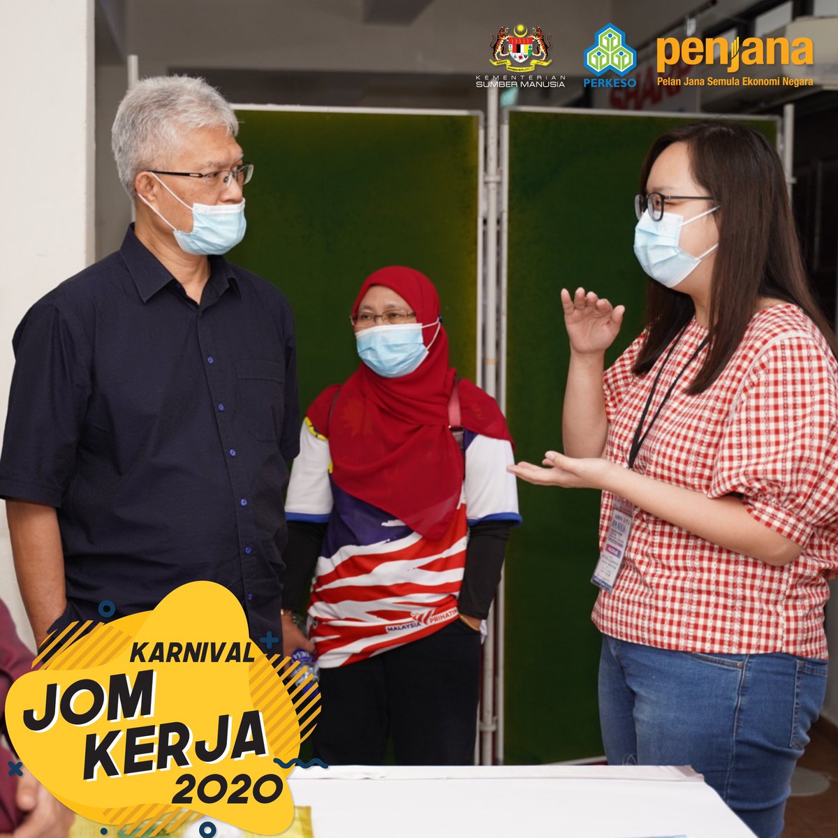Myfuturejobs On Twitter Sedang Berlangsung Karnival Jom Kerja Batu Pahat 2020 Eis Perkeso Mengalu Alukan Kehadiran Ybhg Dato Mohd Sahar Bin Darusman Ketua Pejabat Sistem Insurans Pekerjaan Sip Dengan Diiringi Oleh Pengurus Pejabat