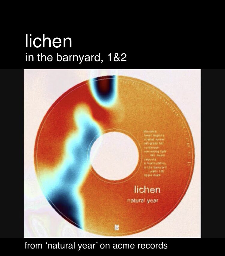 lichensynthesis's tweet image. Getting lost in the mushroom patch ‘In the barnyard parts 1&amp;amp;2’ from the record Natural Year by @lichensynthesis on #acmerecords &amp;gt; m.youtube.com/watch?v=ZxWtAC… #analogsynthesis   #generativeSynthesis #independentMusic