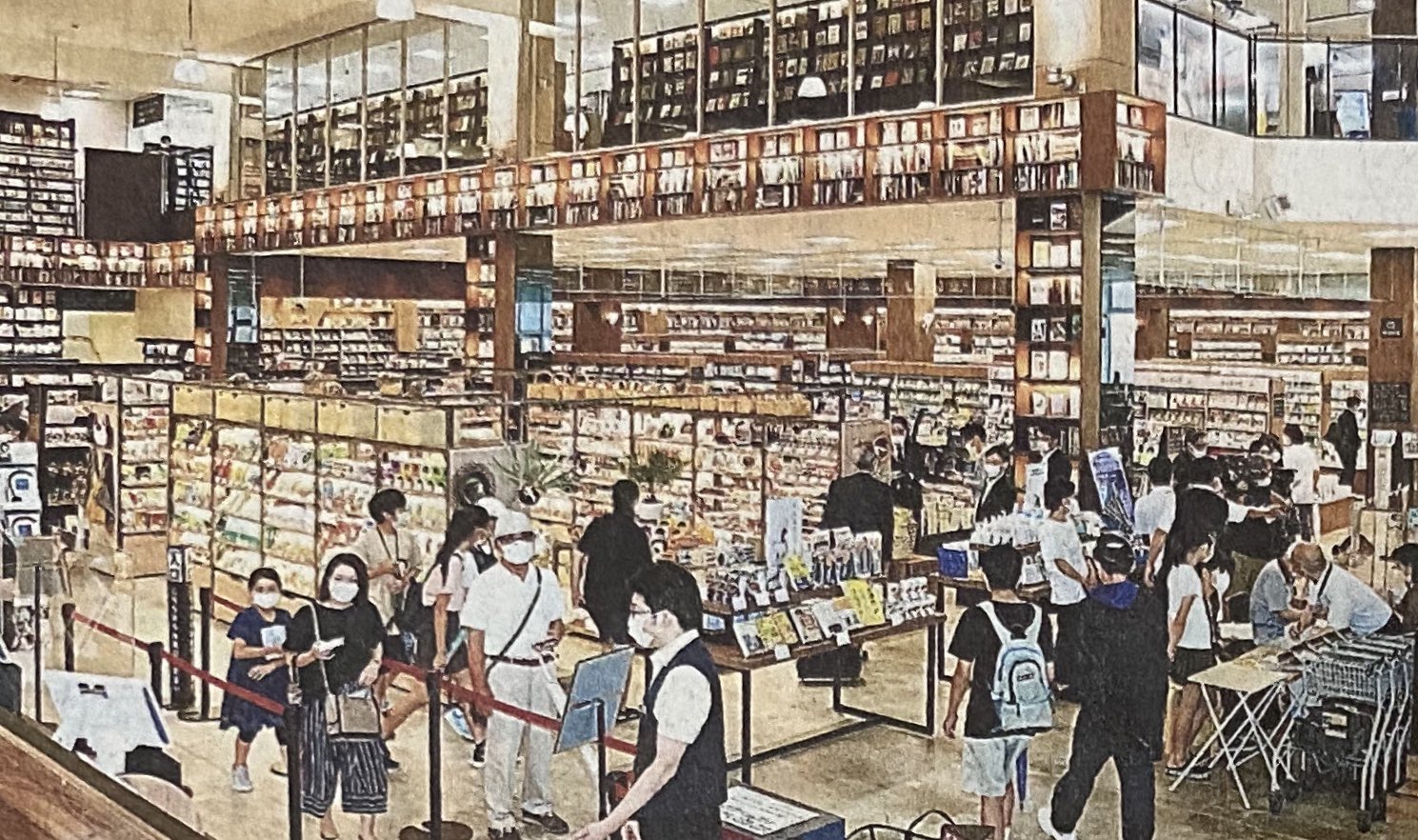 ふらっと金沢 Tsutaya大桑店開業 敷地面積は約3千平方 で 文具や雑貨 化粧品なども取り扱う ピザ専門店 テキサスハンズ を併設し 飲食を楽しみながら買い物ができる ブック カフェ の店舗となる 金沢 文苑堂 Tsutaya 大桑 開業