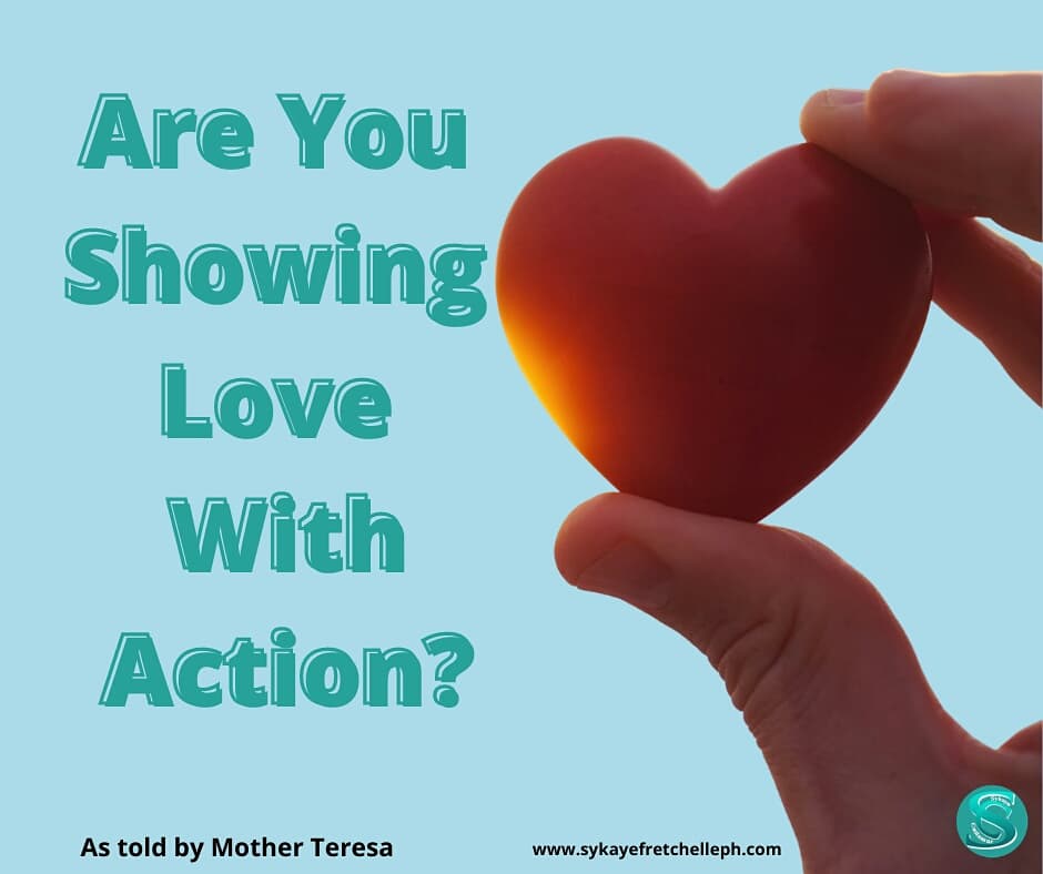 sykayecullamar's tweet photo. "Faith in action is love,  and love in action is service. " -Mother Teresa https://t.co/fCw6L26cq3
