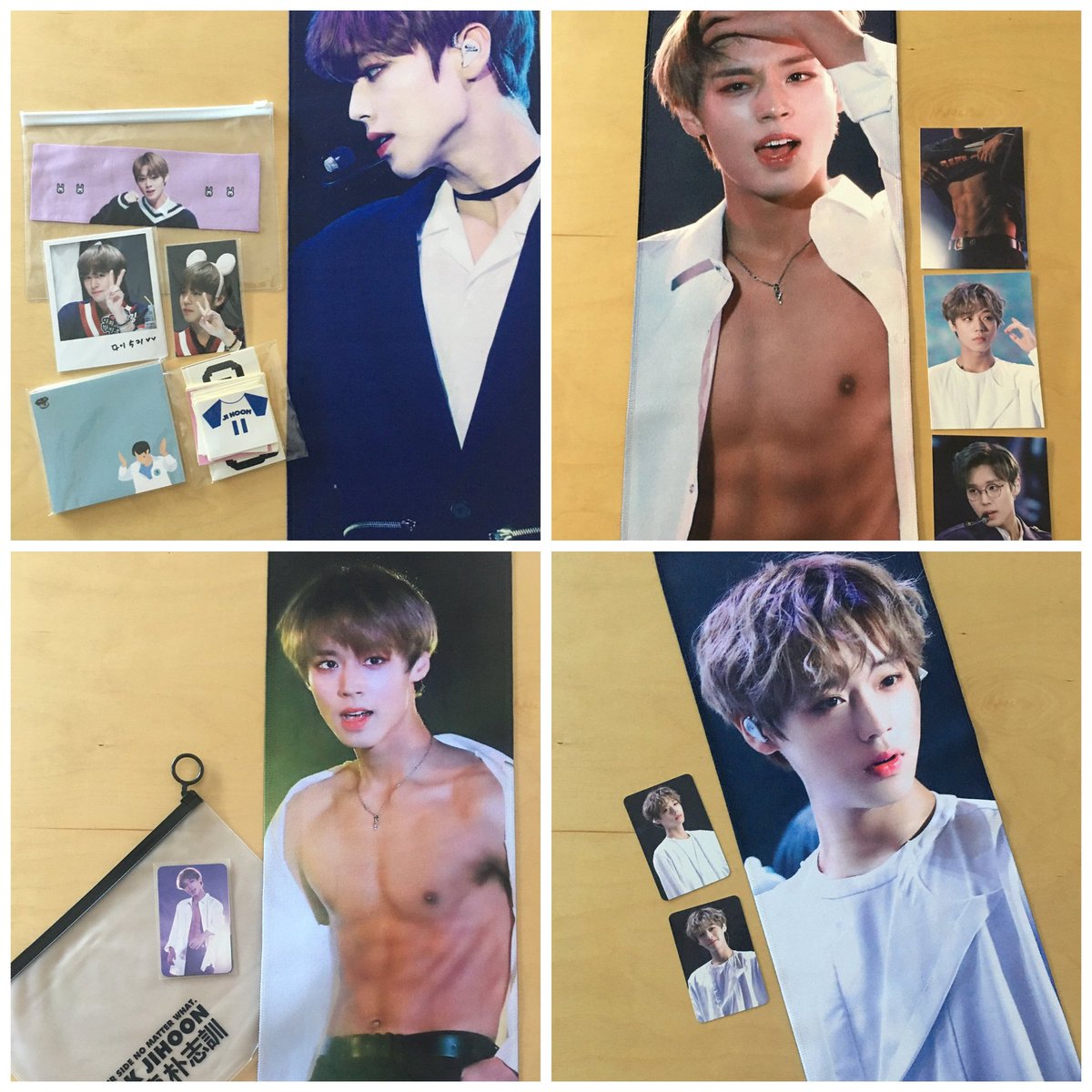 Anneyeong Porkies!PARK JIHOON CHEERING SLOGAN PHP 900 each (w/zipper bags)1 DAY PAYMENT OF 50% OR FULL. OTHER 50% TIL DOP.DOP AUG 19SHIP TO PH AUG 22ETA 15 DAYS OR DEPENDS ON THE SITN.MOP BPI & GCASH ONLY!DM TO ORDER.Kamsa!  #porKShopGO19  #wannaone