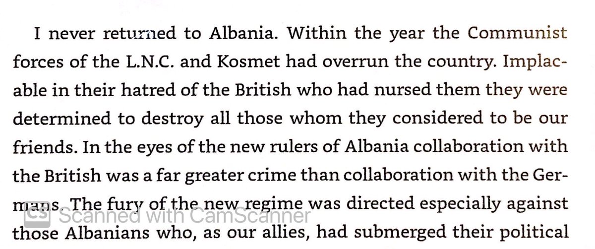 In 1944 the LNC communists overran Albania & Kosovo, killing friends of the British as well as Albanian irredentists.
