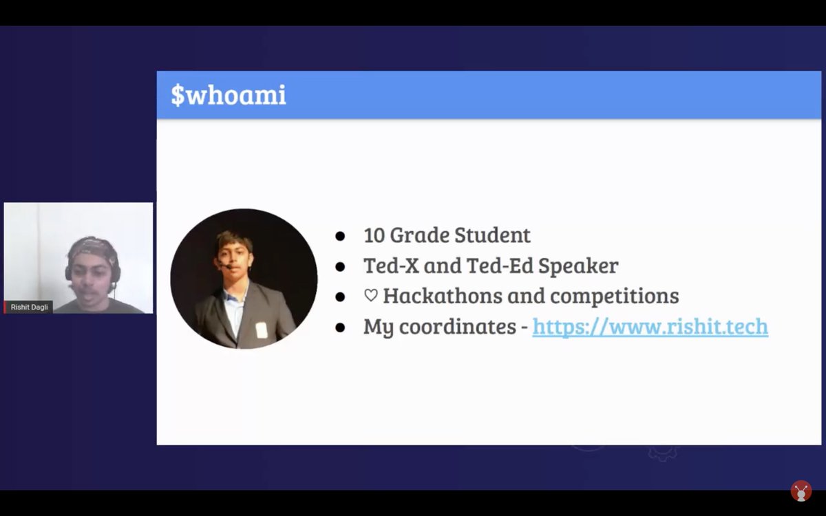 FlutterBLR's tweet image. Our first speaker is the very young, a 10th Grade student and very ambitious @rishit_dagli.
 He will be sharing more on AI with Flutter 

Watch it here - youtu.be/giaL3JtHlA0

#flutterblr #flutterverse #Flutter #fluttermeet