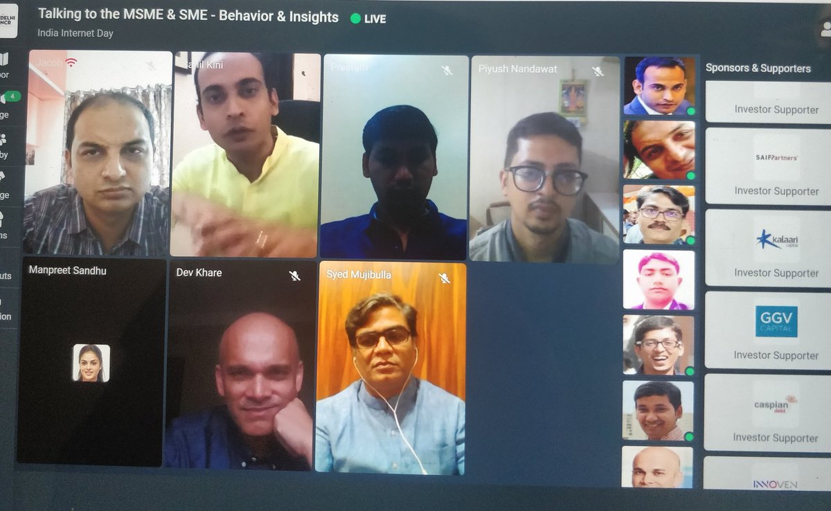 NowFloats's tweet photo. So proud of our high flying user, Manpreet Sandhu, MD of Vimaan Aviation Academy from Chennai speaking at the India Internet Day by @TiEDelhi on SME Behaviour &amp; Insights!!✈️✈️ #DigitalDesh #iday2020 https://t.co/TwSCMRai1G