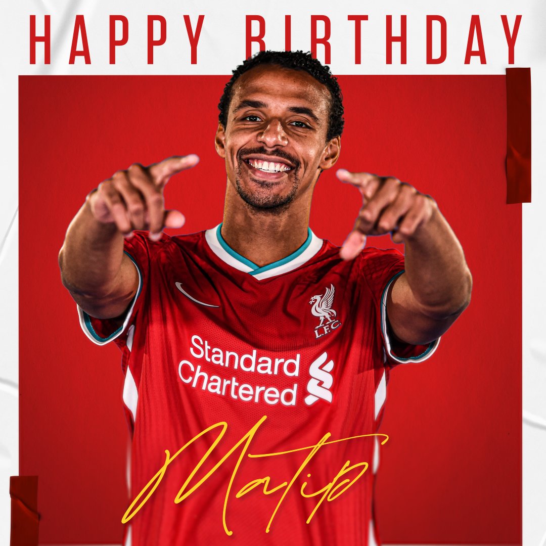 Happy birthday, Joel Matip.    