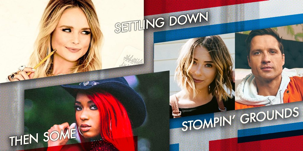 RDCountry's tweet photo. Searching for new music? Start with these new jams now playing on Radio Disney Country! 🎶
@MirandaLambert #SettlingDown
@NikitaKarmen #ThenSome (ft. @WalkerHayes)
@TheReynaRoberts #StompinGrounds https://t.co/JpSzv4eEr9