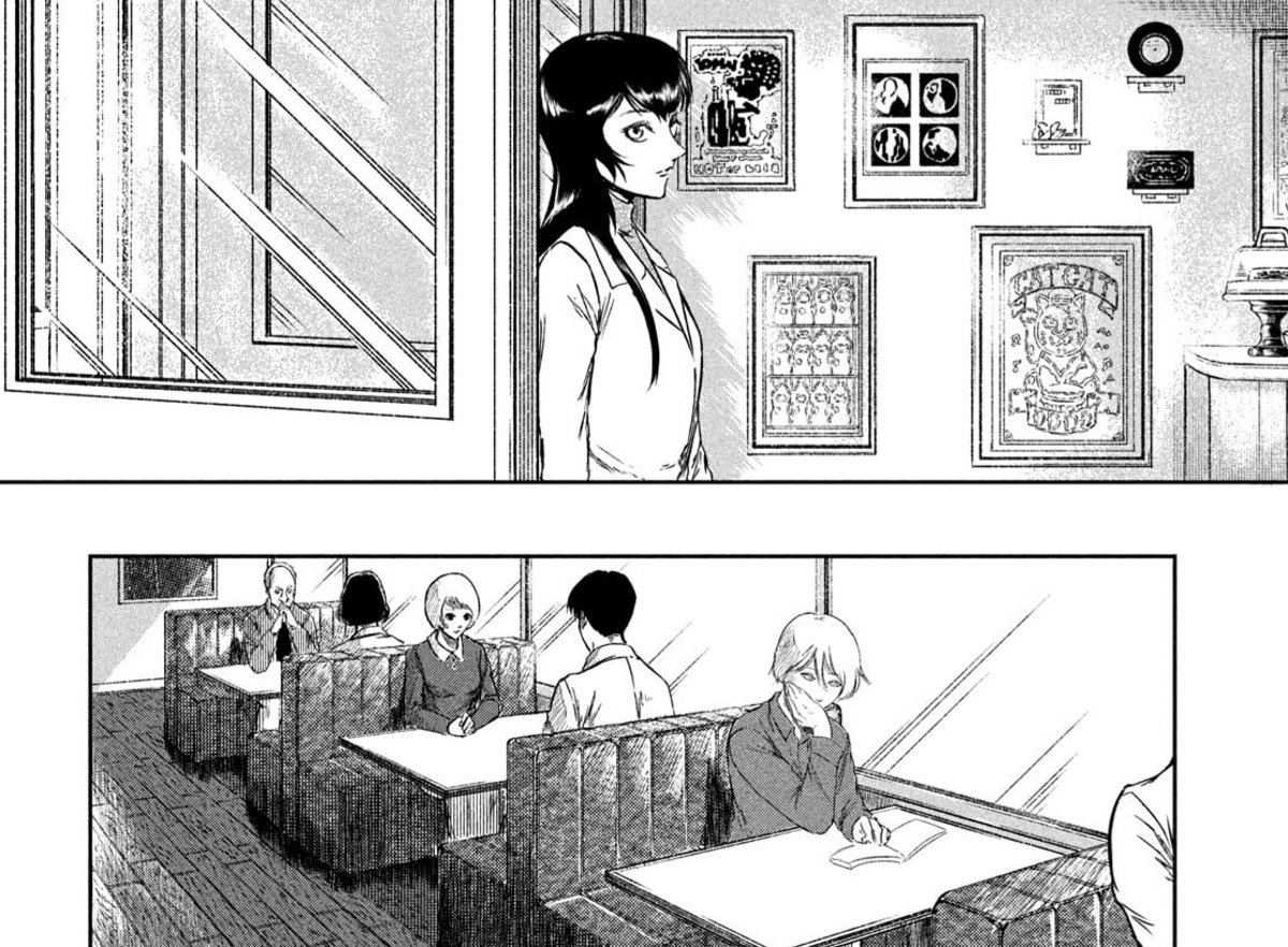 マサムネ内記 漫画のコマは 映画のカットとイコールではありません しかし 映画的だ と思われる時というのは やはり カメラワーク 編集 即ち視点移動 カット繋ぎを明確に意識したコマ割りが見いだせる時だと思います 東独にいた は映画好きに