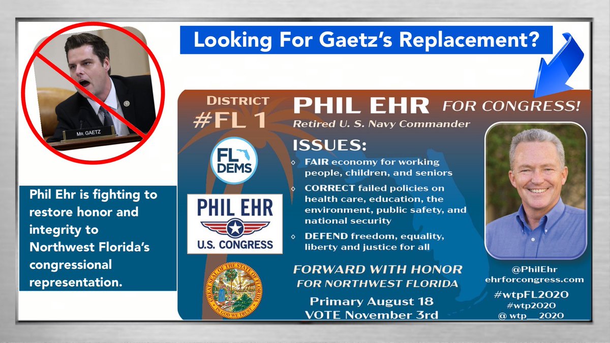 pattykvilla's tweet photo. @PhilEhr #VoteOutMattGaetz @mattgaetz #VoteOutCorruptGOP ❌
#VoteForPhilEhr @PhilEhr🗓🗳✅ #VoteBidenToSaveAmerica #Florida1 https://t.co/TdfFGksnls