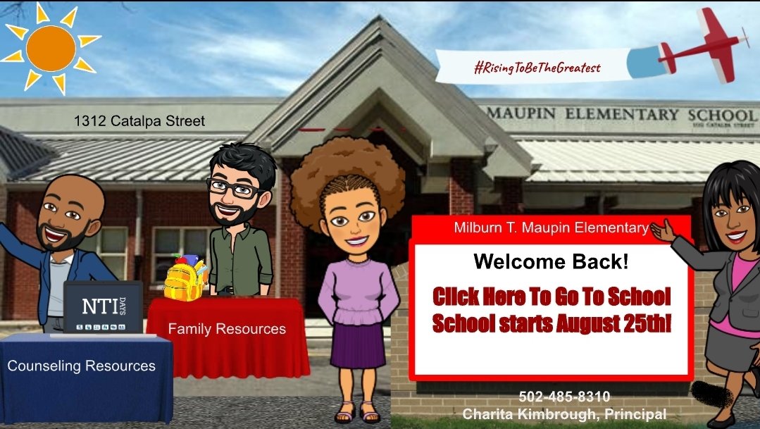 Our virtual school is almost ready!
#RiseToBeTheGreatest 
#WeAreJCPS #AREyouJCPS 
#BitmojiClassroom #BitmojiSchool <a href="/JCPSDigIn/">JCPS EdTech</a> <a href="/JCPSAsstSuptAIS/">Nate Meyer</a>