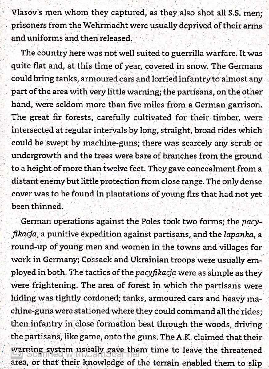 German occupation of Poland was cruel. Galician, Cossack, Turkmen, & Kalmyk auxiliaries were deployed alongside regular army soldiers or SS to destroy resistance units or collect slaves.