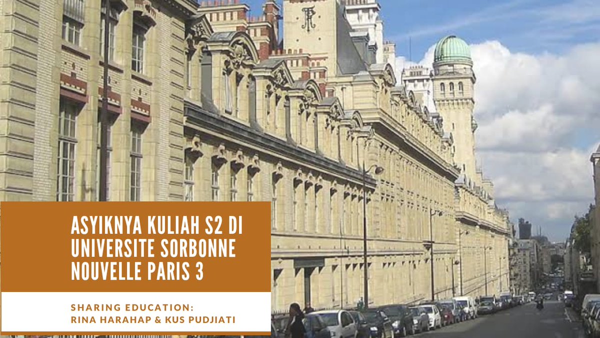 Asyiknya Kuliah S2 di Universite Sorbonne Nouvelle Paris 3 (Part 1) youtu.be/u-uFS4JmB2I via <a href="/YouTube/">YouTube</a>