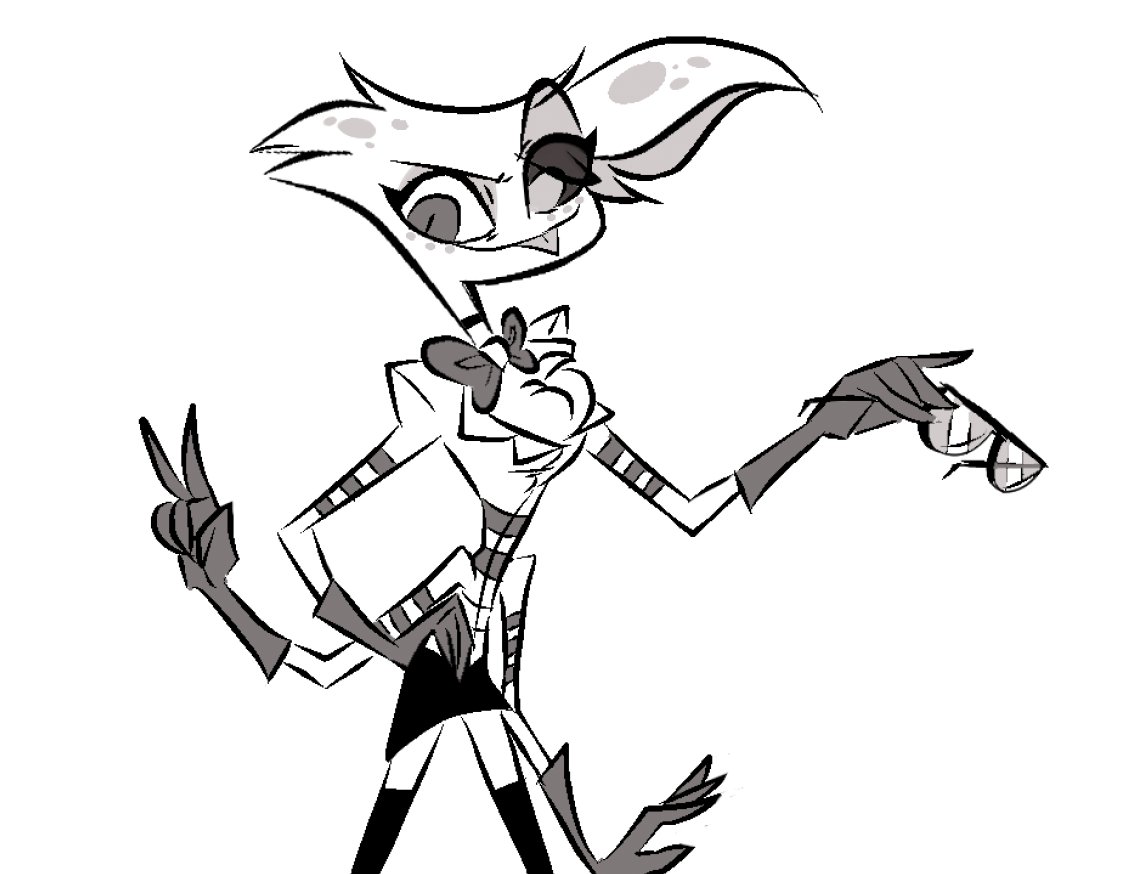 Doodle💕

#HazbinHotel #AngelDust 

I'm back ya'll😢💕i just have a few break from drawing and now i'm back🤗💕💕