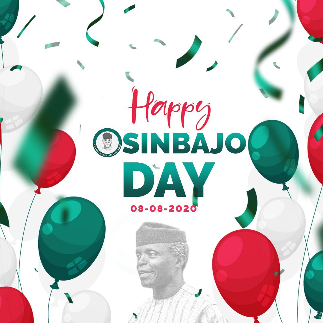 WHY OSINBAJO DAY?Over the years, our society has thrown up many Associations to endorse unpopular decisions or celebrate political rogues. Two of such Associations were; Nzerebe's Association of Better Nigeria (ABN) and Kanu's Youths Earnestly Ask for Abacha. #OsinbajoDay