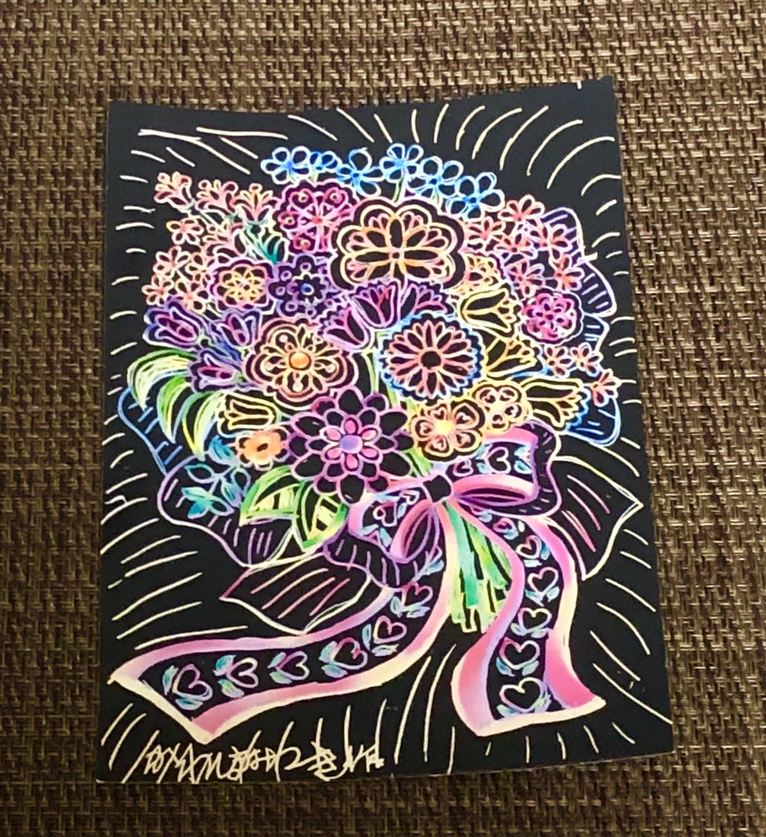 スクラッチアート セリア