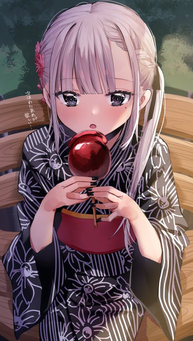「りんご飴 ロングヘアー」のTwitter画像/イラスト(人気順)