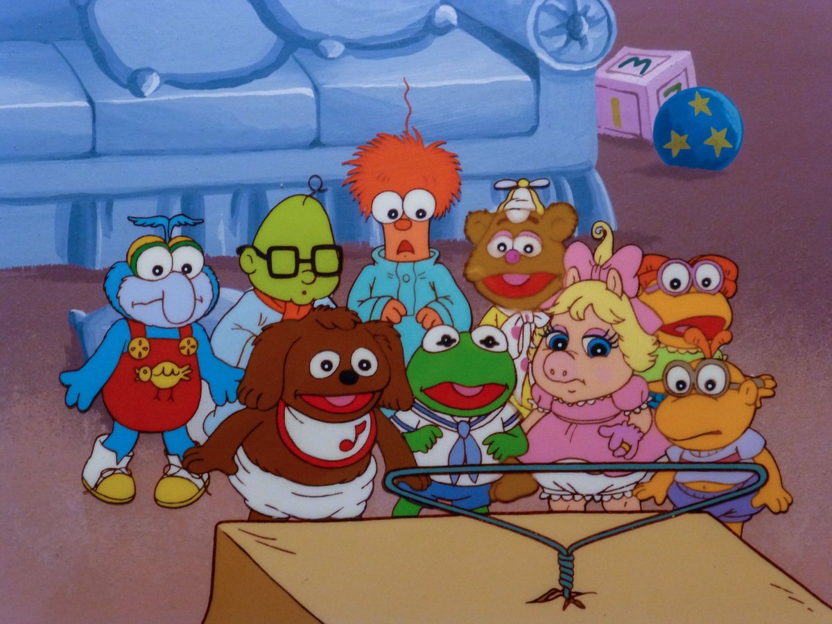 SamGrittner's tweet photo. Extremely rare image of the Muppet Babies witnessing the 9/11 attacks. https://t.co/Dp3k54kelD