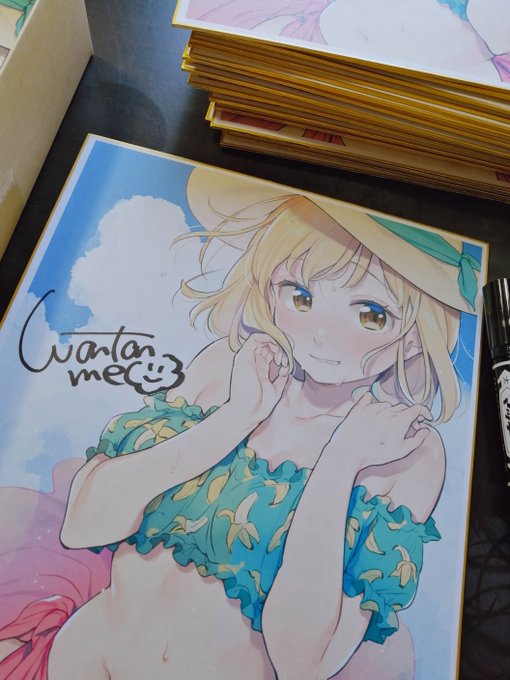 8/15(å)ïœéå¬ã®å±ç€ºã€ãã³ããWANI MAGAZINE COMICS FESãã«ãŠãçŽçãµã€ã³å
¥ãè€è£œè²çŽ+åè¡æ¬ããããããã®ã»ããã販売ããŠé ããŸã!詳ããã¯ãã¡ãâ¶https://t.co/71Hme8DAv1
åçã¯ãµã€ã³æžããããšãã®âïž