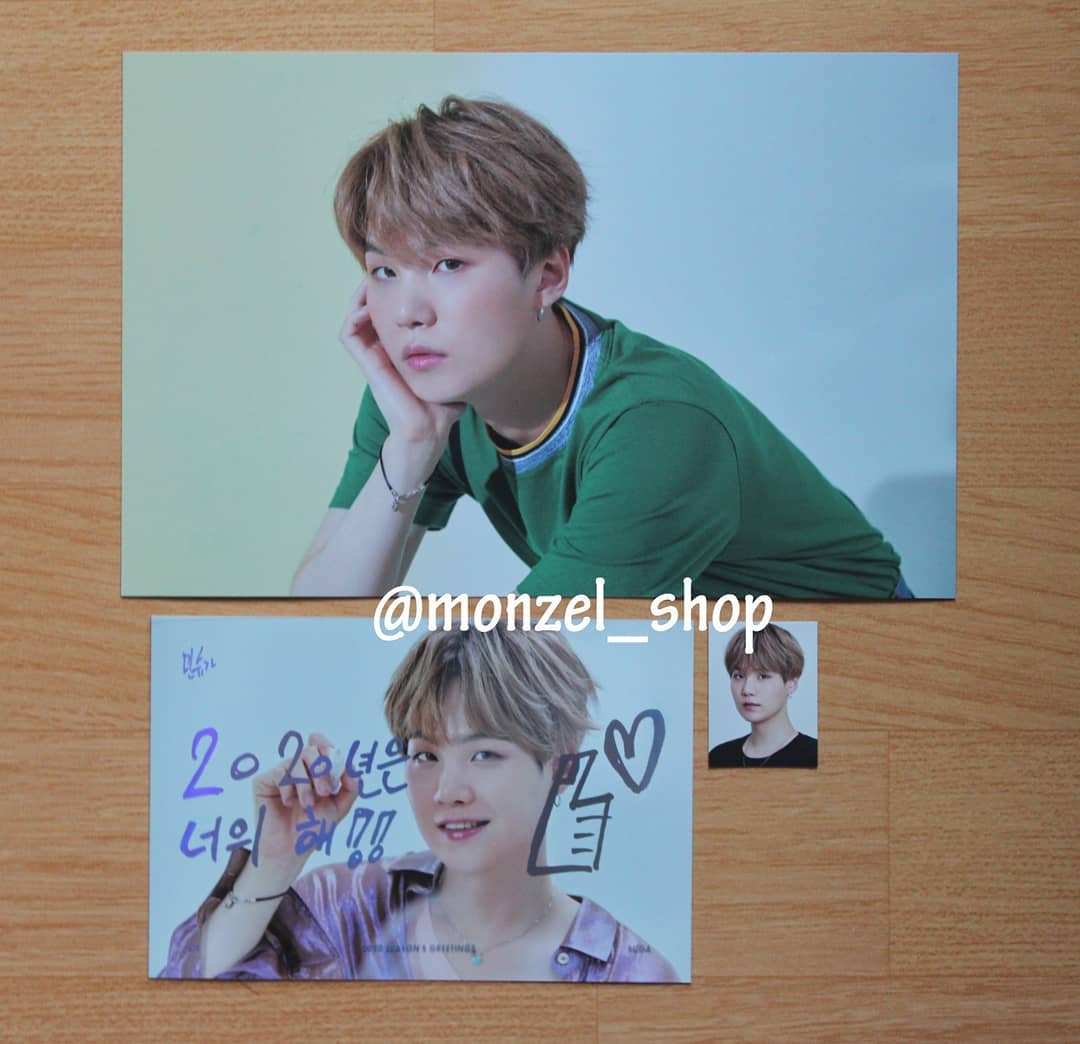 monzel_shop's tweet photo. READY STOCK

#MZ_BTS

WTS [WW &amp; INA]

BTS - 2020 Season's Greeting Set (Mini poster + ID Photo + Greeting Message) @ 80 K / $8

Availability :
- Jimin
- Suga
- Jin
- Jhope
- Rap Monster https://t.co/A08S3KtB8f