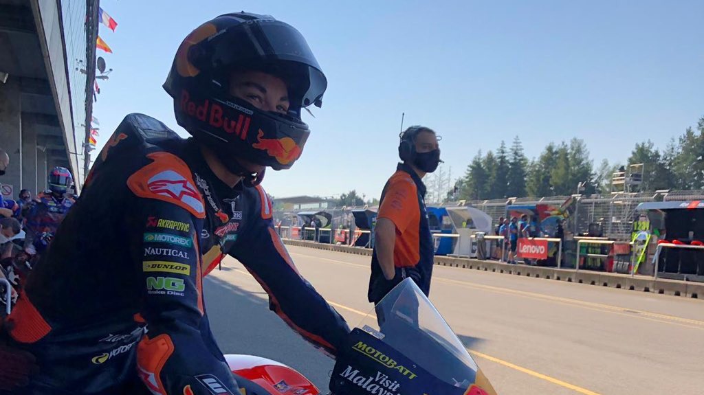 #Moto3 FP3 Results ⏱ #CzechGP 🇨🇿
@25RaulFernandez ➡️ 1st
@KaitoToba ➡ 8th
#GivesYouWings #ReadyToRace @MotoGP #AjoMotorsport #AjoFamily #ROADTOMOTOGP https://t.co/GnrpYy58vz