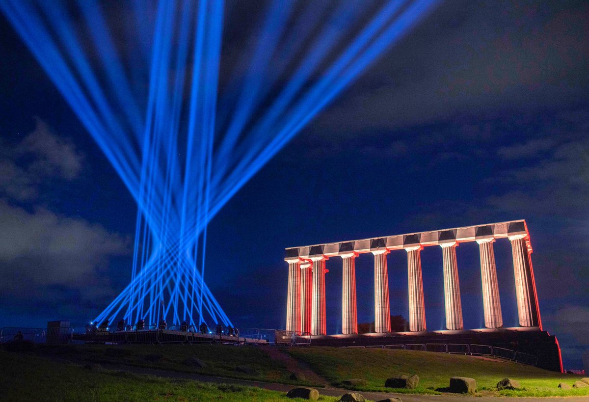 Amazing scenes above Edinburgh as the <a href="/edintfest/">Edinburgh International Festival</a> lights up the night sky. “My Light Shines On” celebrates artists, audiences and Edinburgh’s enduring spirit to mark what would have been the opening weekend of the 2020 festival season :: #edintfest #festival #edinburgh #scotland