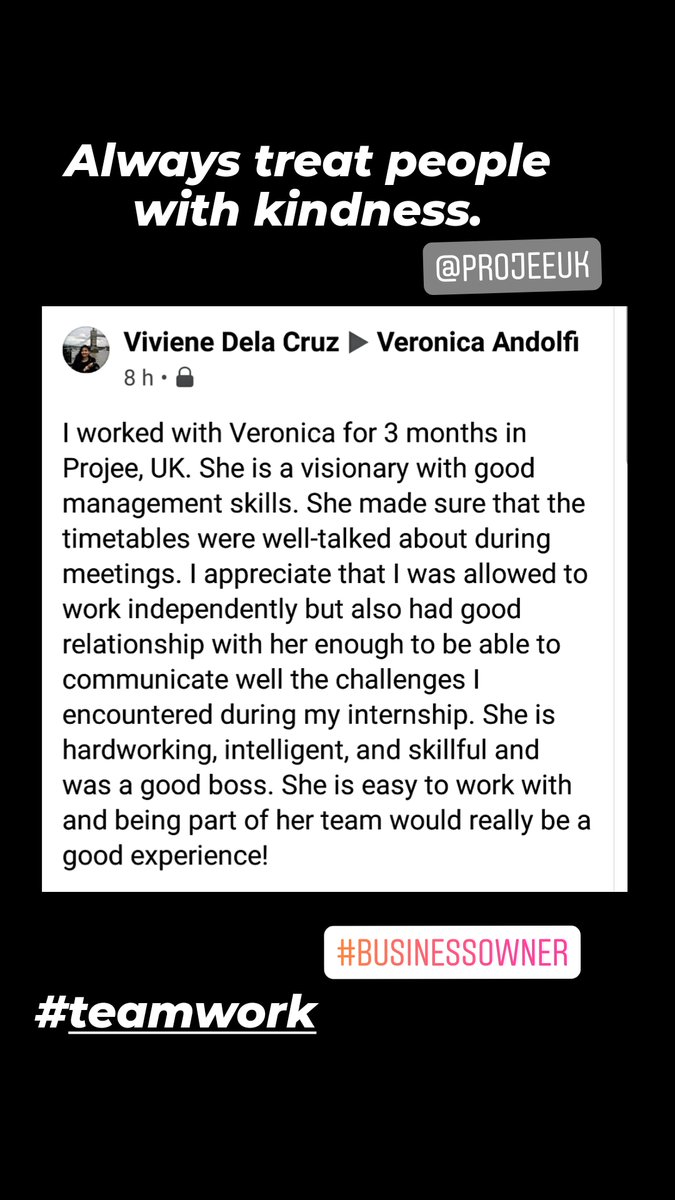 VeronicaAndolfi's tweet photo. Our Company Culture and team work @ProjeeUK 

#leadership  #organisations #businessgrowth https://t.co/VPkURfo7GH