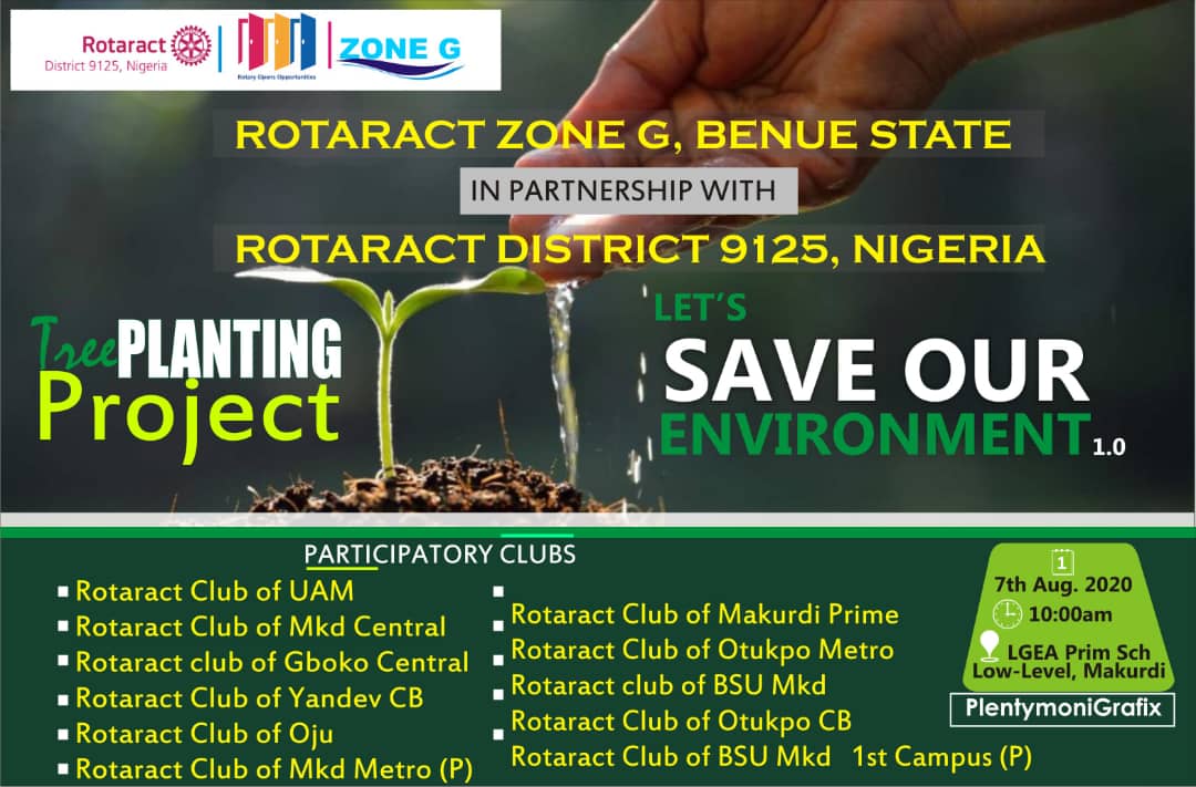 FDooshima's tweet photo. Rotaract clubs Zone G in partnership with Rotaract D9125 in a bid to give back to the environment,what it has given us, planted trees and flowers
#supportingtheenvironment
#savetheenvironment1.0
#Rota_royals
#Rota_magic
#ZoneG
#ZoneF
#RotaractD9125 https://t.co/2dIk4sAm2n
