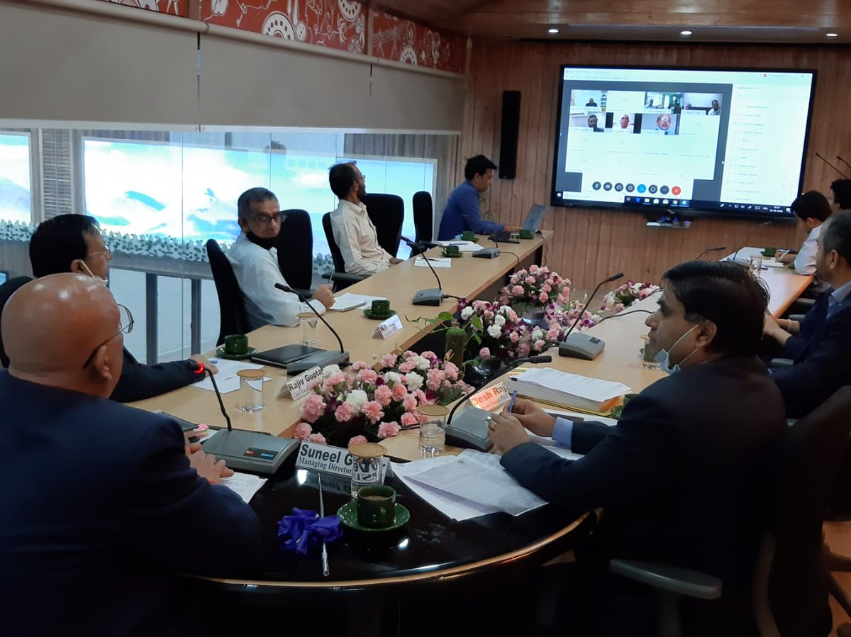 HPSLDCShimla's tweet photo. Glimpses of HPSLDC’s interaction with all State Entities in respect to “Virtual platform for Real Time Power Data Access &amp; Approval System” 
through Video Conferencing on 7th August, 2020. https://t.co/8ybQ9YZt1D