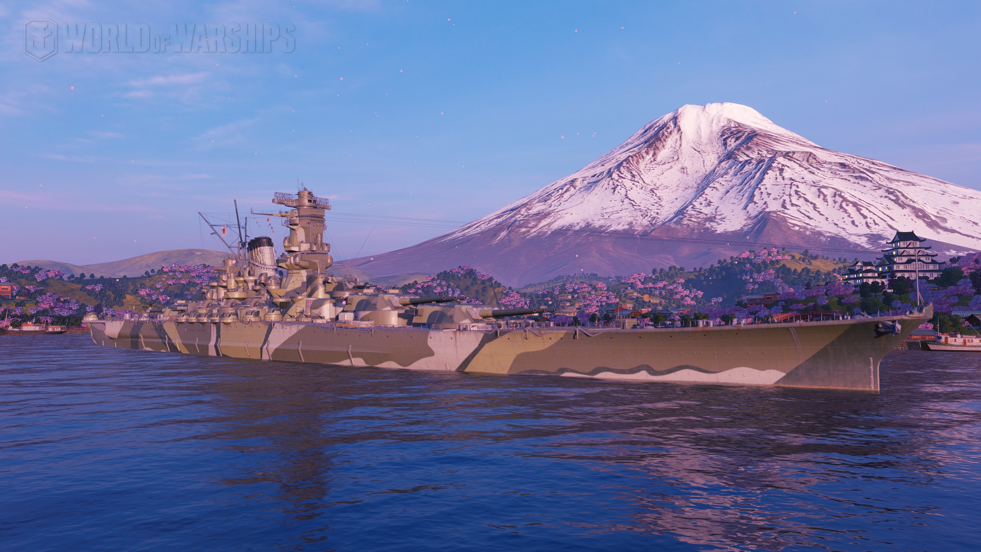 Worldofwarships日本運営 V Twitter 今日の艦艇 本日8月8日は言わずと知れた日本戦艦 大和 の進水日です 大和は1940年8月8日に進水しました Wowsではtier10日本戦艦ツリーの頂点に君臨し 人気を集めています 写真は大和のゲーム内迷彩姿 T Co