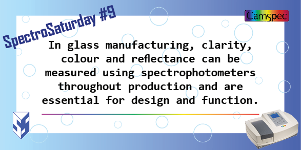 SpecCams's tweet photo. #SpectroSaturday
#Spectrophotometers are crucial in the #glass industry for production of consistent and durable glass materials. #glassproduction #sciencetwitter https://t.co/rQKi2ndxdY