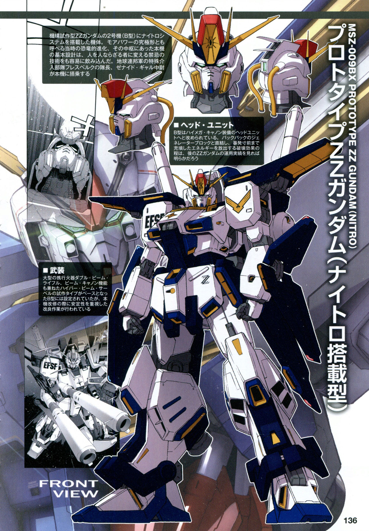 X 上的DROY：「MS: MSZ-009BX Prototype ZZ Gundam (NITRO) From