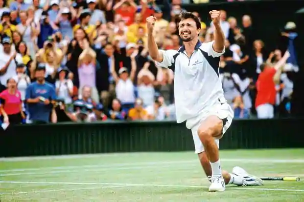 Wimbledon that year, of course, was famous for other reasons: wildcard entrant Goran Ivanisevic won top honours that year, defeating Pat Rafter. Interestingly, Rafter himself is the only player to go undefeated vs Federer in 3 meetings - all on different surfaces!