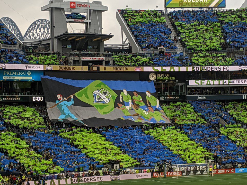 Of all the Seattle teams, Sounders supporters may be the most rabid of them all. They LOVE their Sounders. These guys sell out CenturyLink yearly