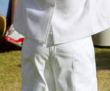 Federer equalled Bjorn Borg’s Open Era record, winning 5 consecutive trophies at Wimbledon. Having won the title, Federer changed into his pristine white suit to go receive the trophy - and when he tried to put his hands in his pockets, realised he had worn them backwards.