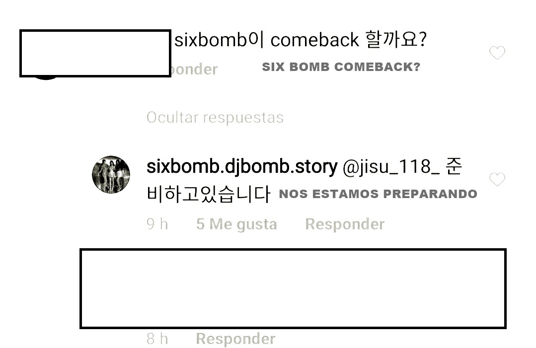 KpopGirlzBands1's tweet photo. #SixBomb está preparando su #COMEBACK https://t.co/aC3bMEL8CS