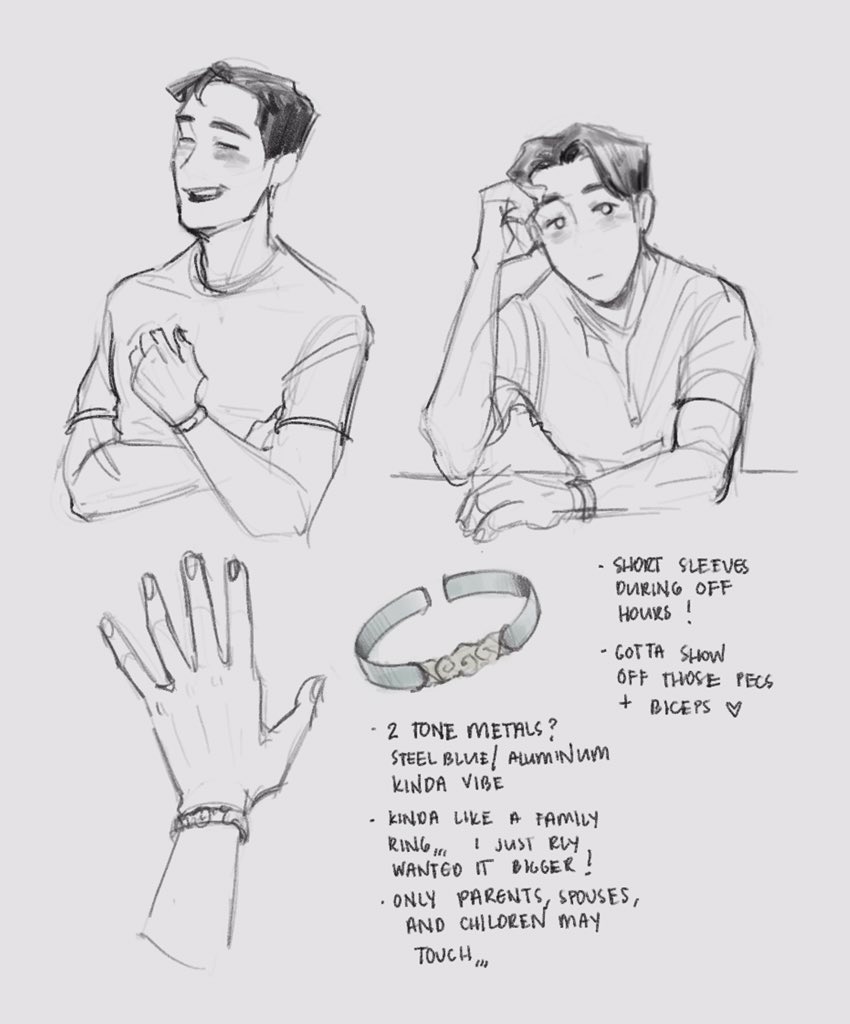 some notes on the wrist cuff/bracelet!! i just rly liked the look of cql forehead ribbon but sth that could stand modern day wear and tear maybe,,,,, https://t.co/fyqI9A5FFf 