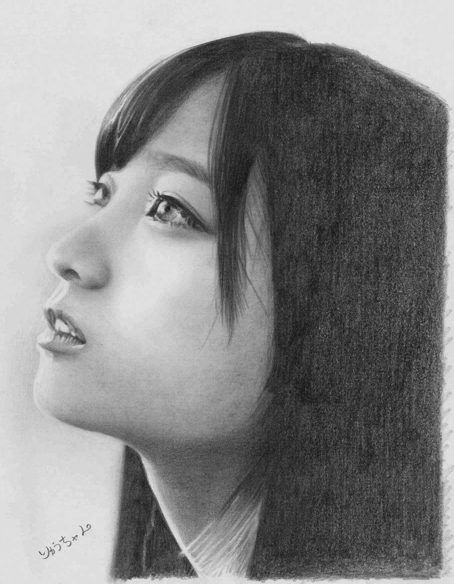 りゅうちゃん 幻想絵師 鉛筆で描きました 橋本環奈さん 似顔絵 鉛筆画 創作好きさんと繋がりたい 絵描きさんと繋がりたい 絵師さんと繋がりたい イラスト好きと繋がりたい 拡散希望rtおねがいします 少しでもいいなと