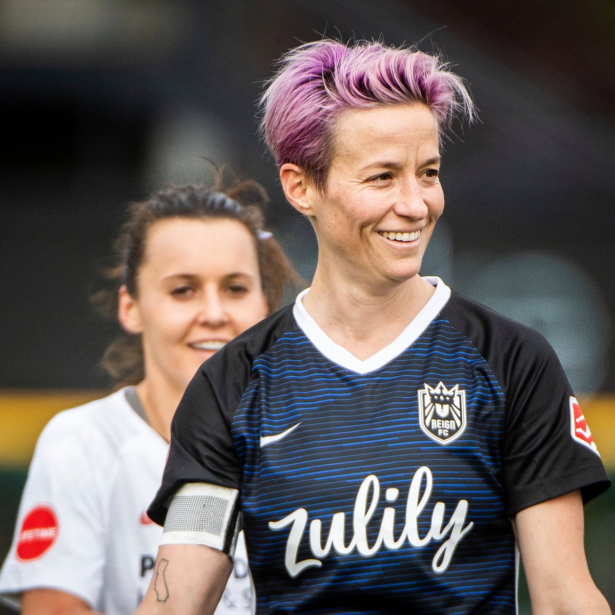 Megan may be most iconic for the INCREDIBLE USA soccer team, Seattle is still proud to call her one of their own as part of the Seattle Reign. The city has really embraced her with open arms