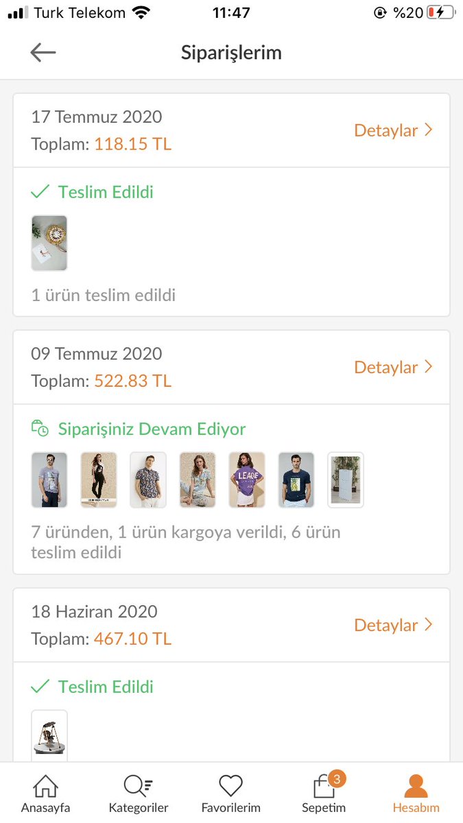AygenDaglar's tweet photo. @Trendyol 9 temmuzda verdiğim sipariş bu yıl içinde gelir mi? evimin balkonunda üretsem daha kısa sürerdi de. https://t.co/V7PRsHCS9x