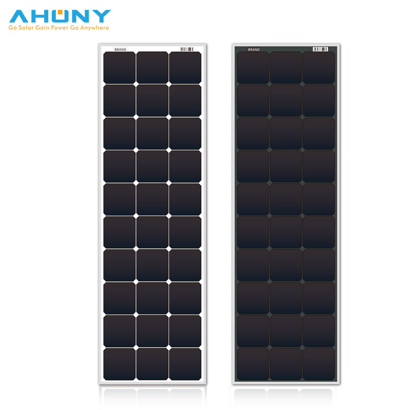 AhonyPower's tweet photo. SunPower cell mono solar panel. glass aluminium frame 100w 3x10 cell array.perfect 👍👍👍👍weak light performance suitable for boat,roof system where partial shading happens.#roofsolar #rvsolar #rvlife https://t.co/AospJUVfR4