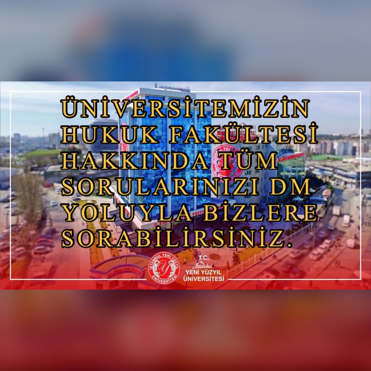 Okulumuzun Hukuk alanındaki tek kulübü olarak fakültemiz hakkındaki soruları cevaplandırmaktan mutluluk duyarız. Okul ve fakülte hakkındaki tüm sorularını sorabilirsin aday arkadaşım. Bizler menuniyetle cevaplayacağız. Seni aramızda görmek için heycanlanıyoruz.