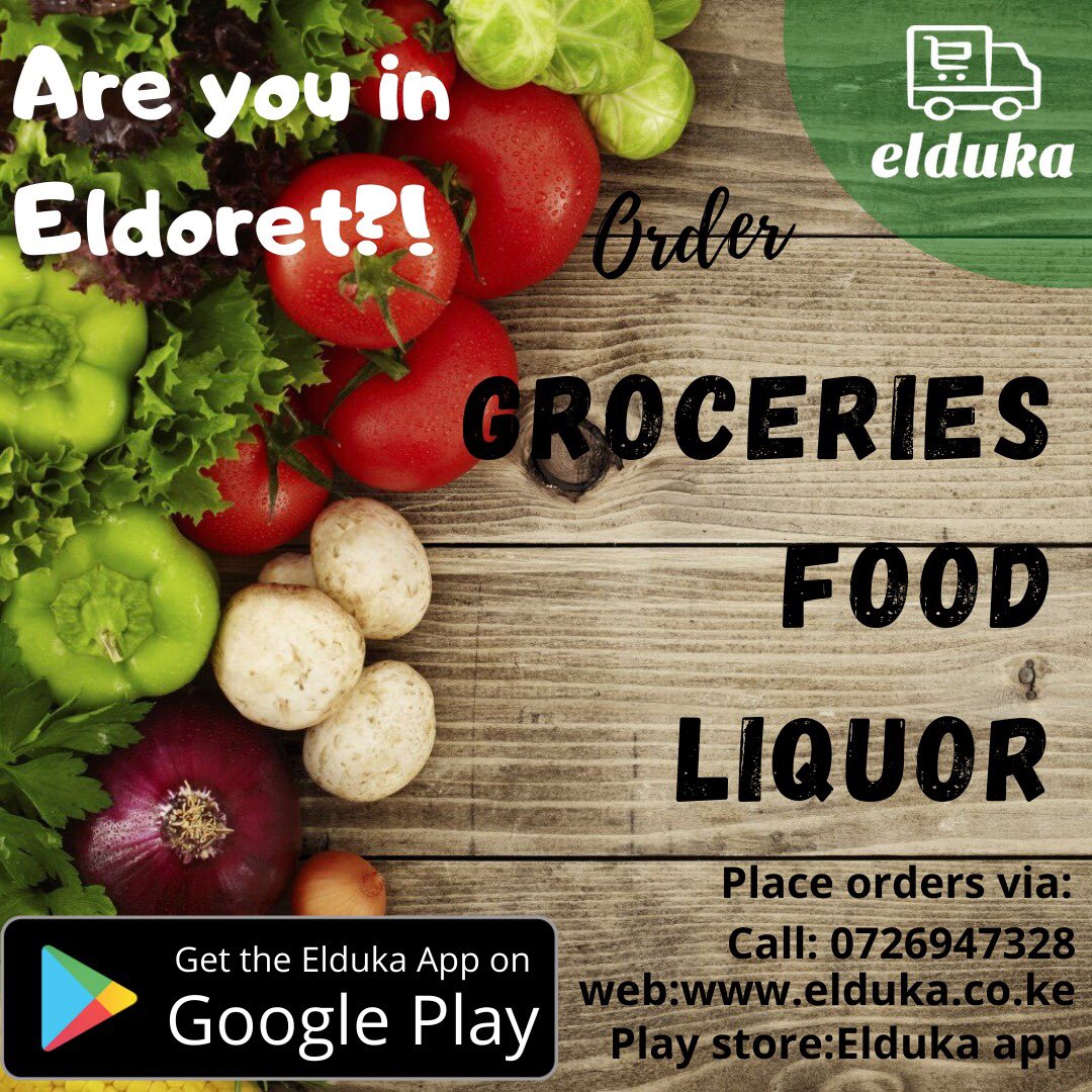 iambarue's tweet photo. @_crazynairobian Elduka: Eldoret’s premiere online grocery store https://t.co/3gZPNrTRof