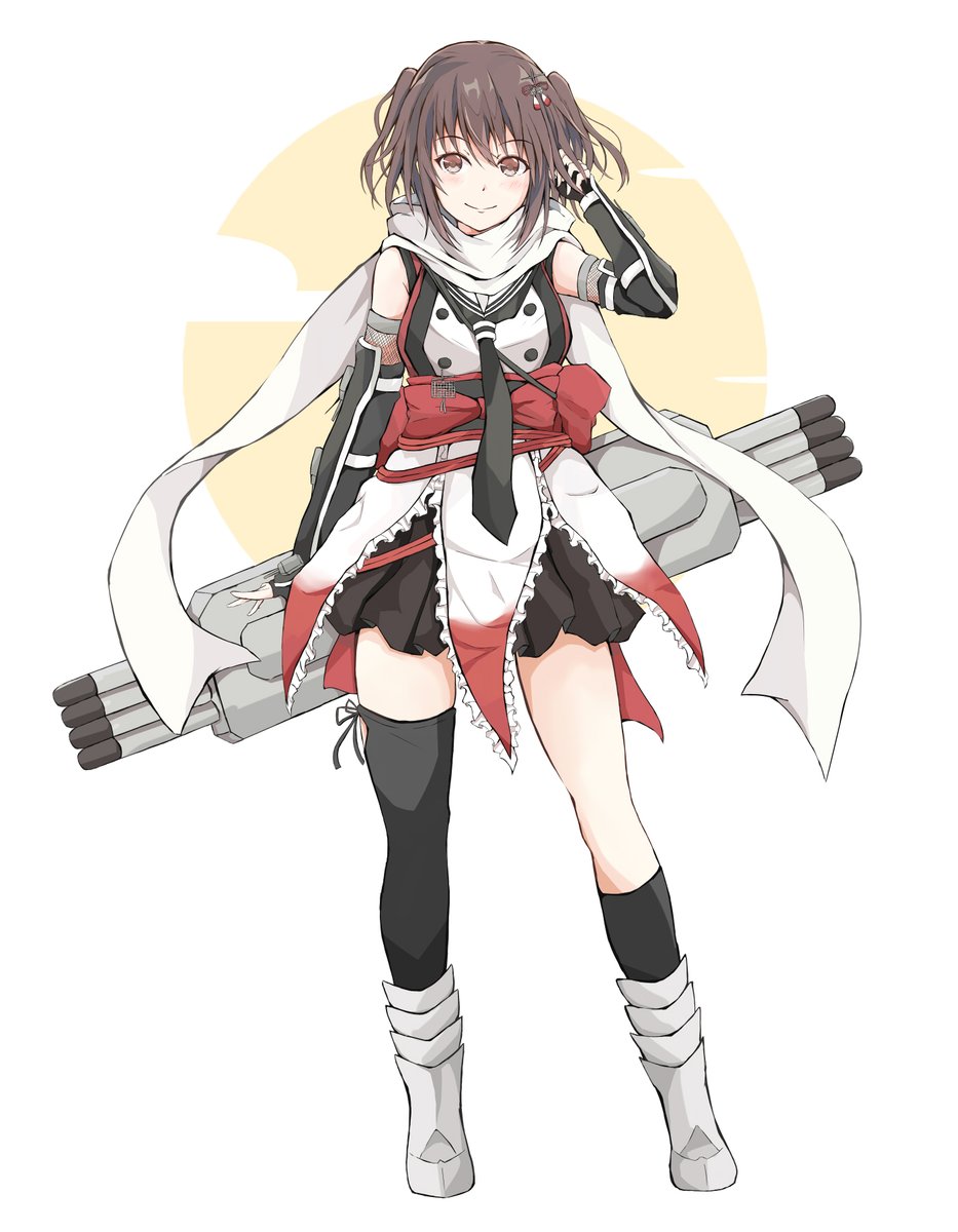 艦これ「色塗り完了!

#川内
#艦これ 」|大領のイラスト