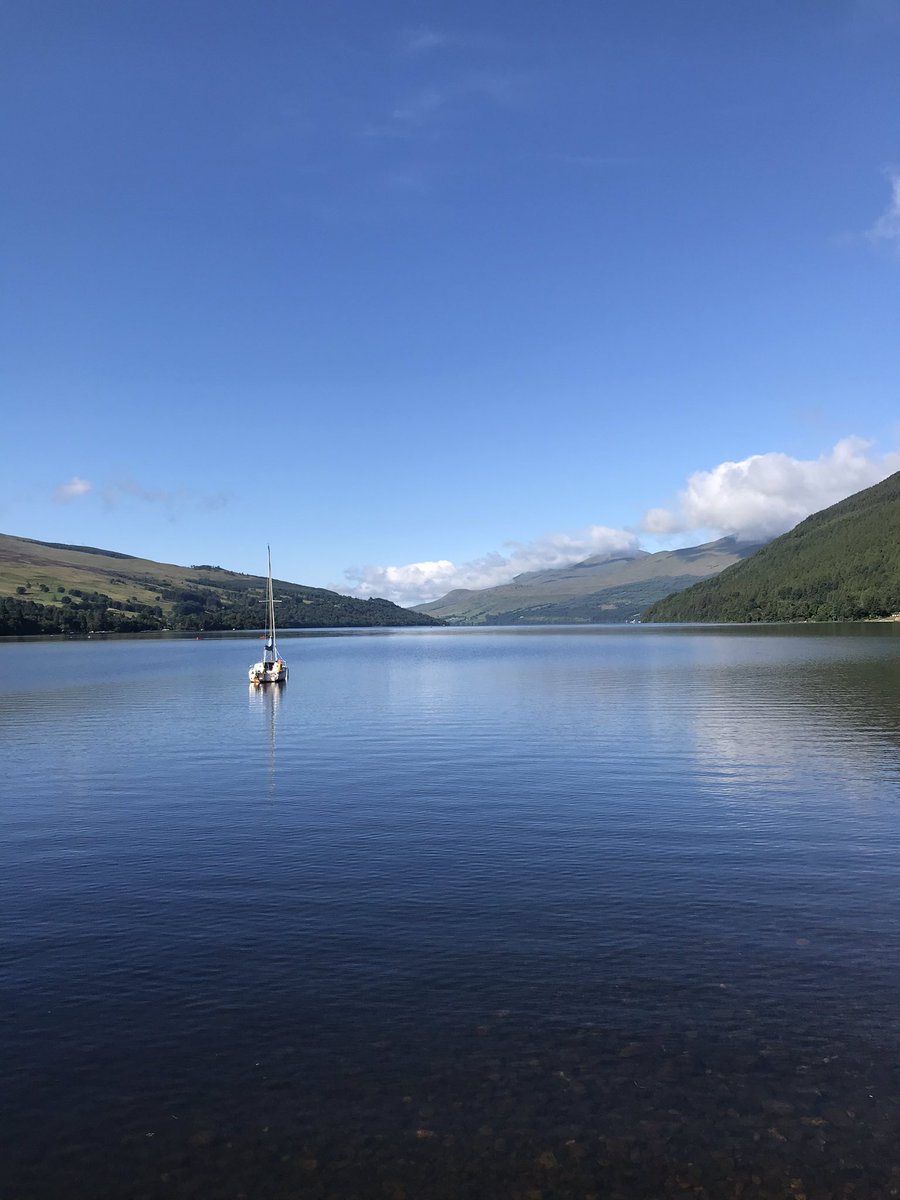 Lyndacakebaker's tweet photo. Good Morning!!! Morning cuppy at #thepaperboat not too shabby a view that we have on our doorstep with @drkev26 #kenmore #aberfeldy #Staycation2020 https://t.co/MM6zFCXRTm