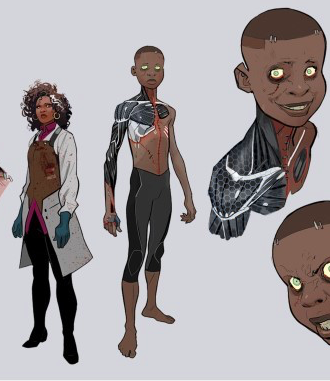 . @VictorLaValle's graphic novel Destroyer fuses  #BlackLivesMatter   with Frankenstein—following a grief-stricken scientist who resurrects her young son after he is murdered by police.
