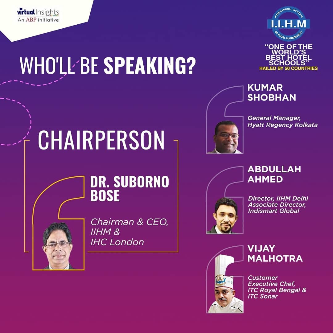 IIHMHOTELSCHOOL's tweet photo. Get insights to the hotel management career by the top hospitality experts on #IIHM - #Facebook #LIVE.
Register for free here:
https://t.co/5YRFQofMqD
@subornobose @AADirIIHMDELHI @kumarshobhan @hyattkolkata
@ITCHotels
#IIHMWebinar #IIHMLive #HotelManagement #Hospitality
(V) https://t.co/7jrrxI3j6c