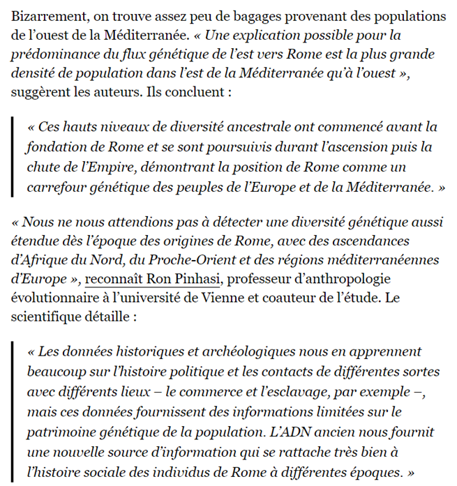 Je ne pensais pas que la gauche portait un si grand intérêt pour la génétique. Je pensais que depuis 1945 on avait arrêté de faire de l’histoire comme ça.